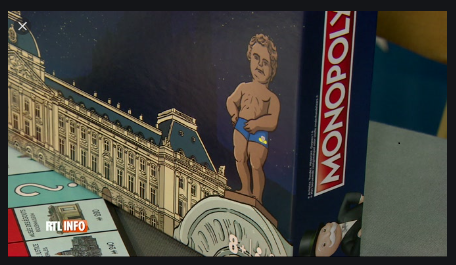 Manneken Pis censuré sur les boîtes de Monopoly Made in USA