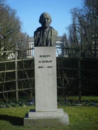 SParc Cinquantenaire statue Schumann